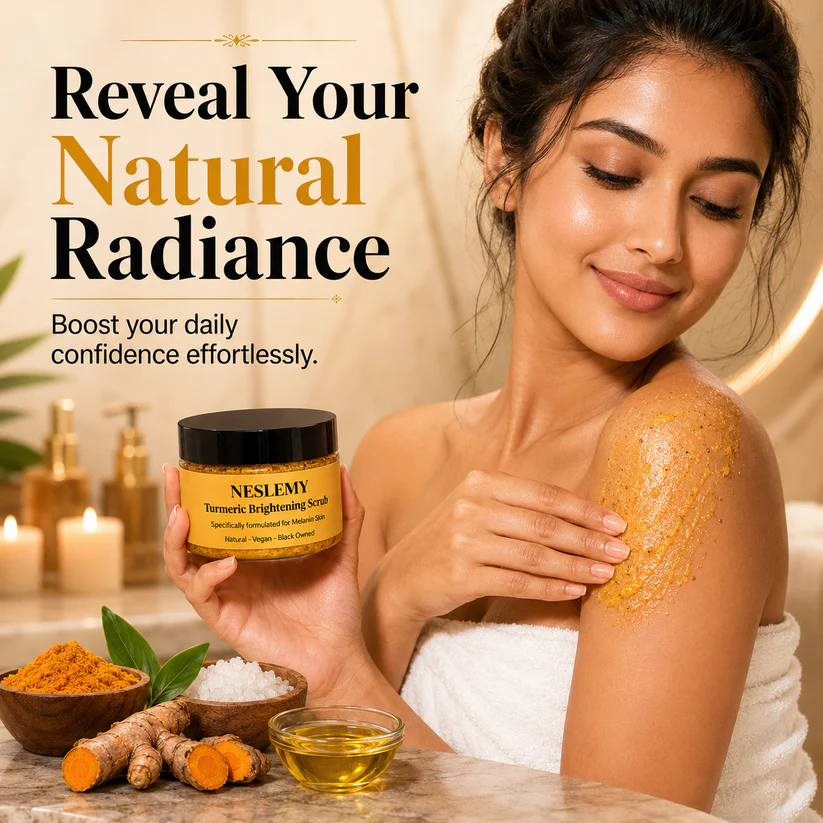 🏆 LIMITED-TIME 60% OFF! ✨Turmeric Exfoliating Body Scrub