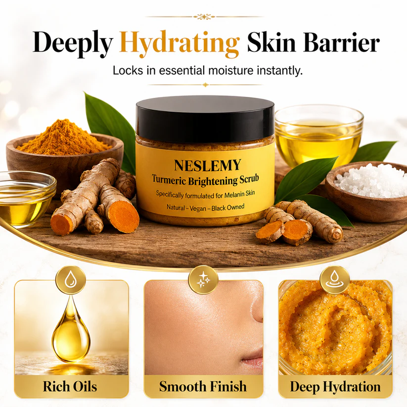 🏆 LIMITED-TIME 60% OFF! ✨Turmeric Exfoliating Body Scrub