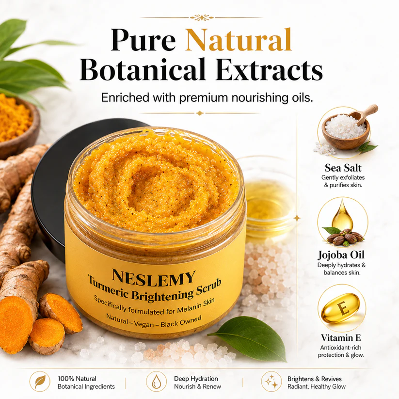🏆 LIMITED-TIME 60% OFF! ✨Turmeric Exfoliating Body Scrub