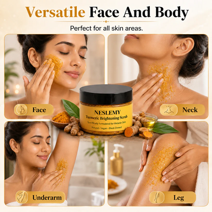 🏆 LIMITED-TIME 60% OFF! ✨Turmeric Exfoliating Body Scrub