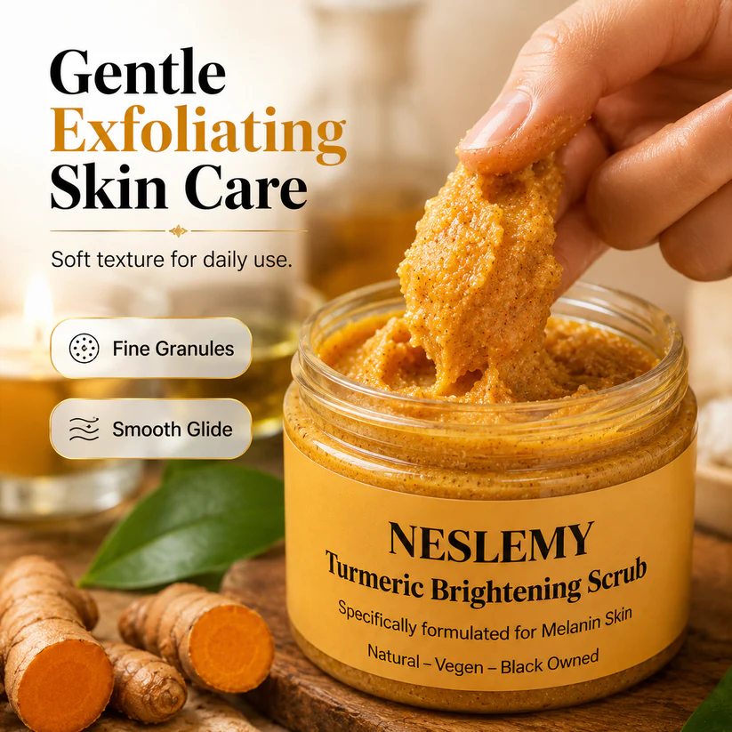 🏆 LIMITED-TIME 60% OFF! ✨Turmeric Exfoliating Body Scrub