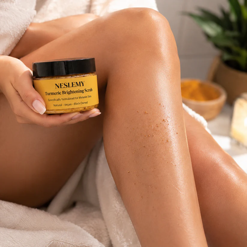 🏆 LIMITED-TIME 60% OFF! ✨Turmeric Exfoliating Body Scrub
