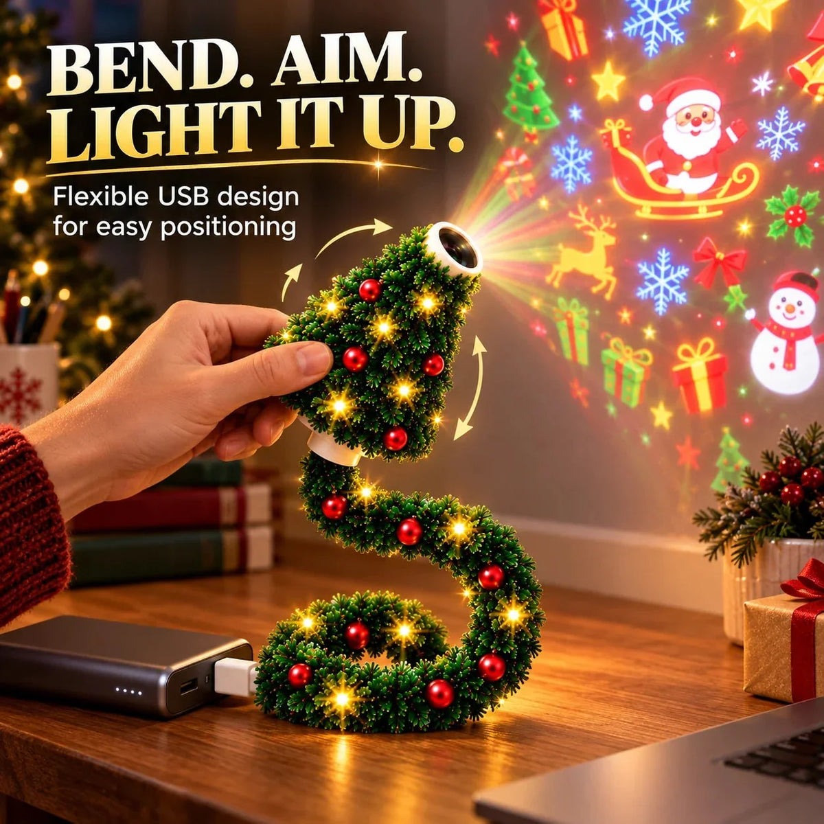 Dmluckin® Christmas Magic Projector